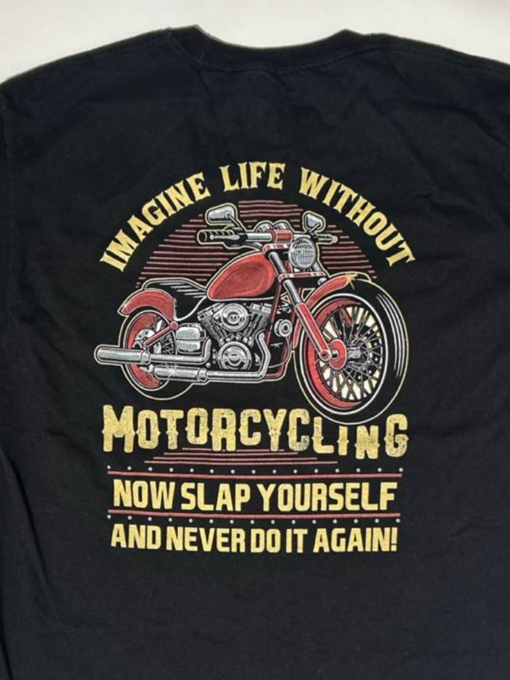 Hanes Motorcycle Biker Graphic T-Shirt Men’s 3XL